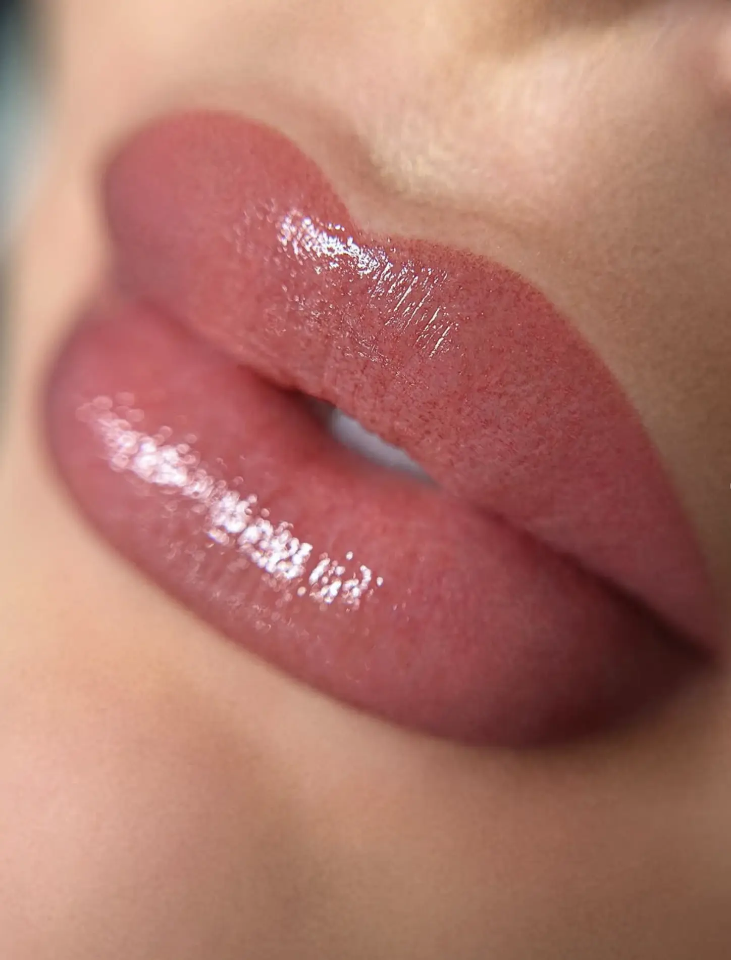 lip liner tattoo