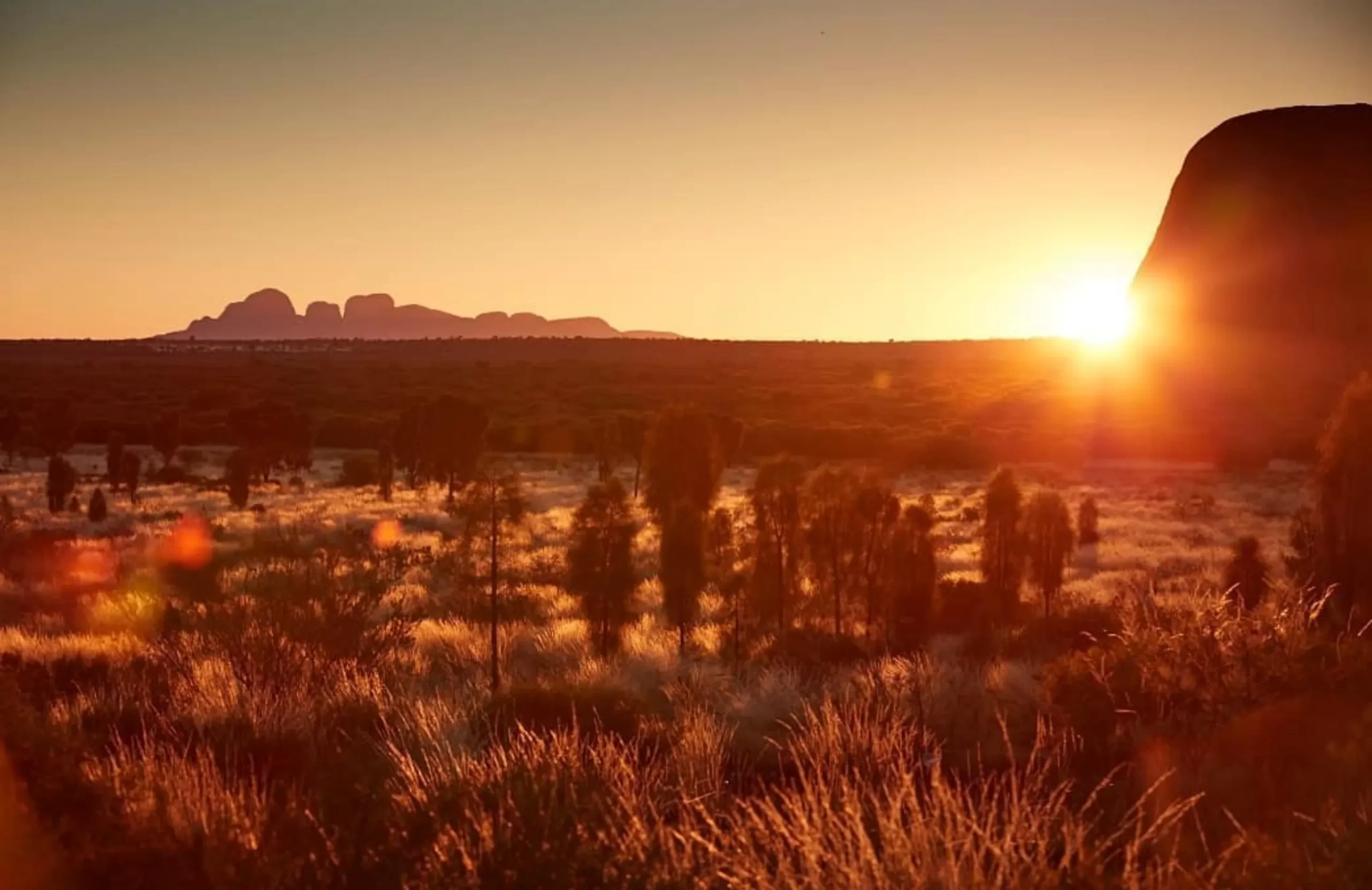 sunrise viewing, Uluru